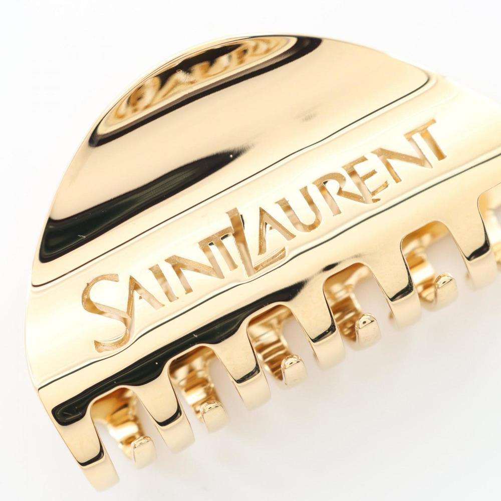 Yves Saint Laurent Saint Laurent Hair Clip GP (Gold Plated) Women's Gold - Picture 4 of 4